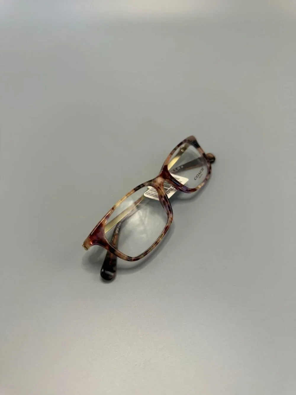 Coach HC6110 5739 Petal Tortoise Eyeglass Frames 52-16-140 New Demo